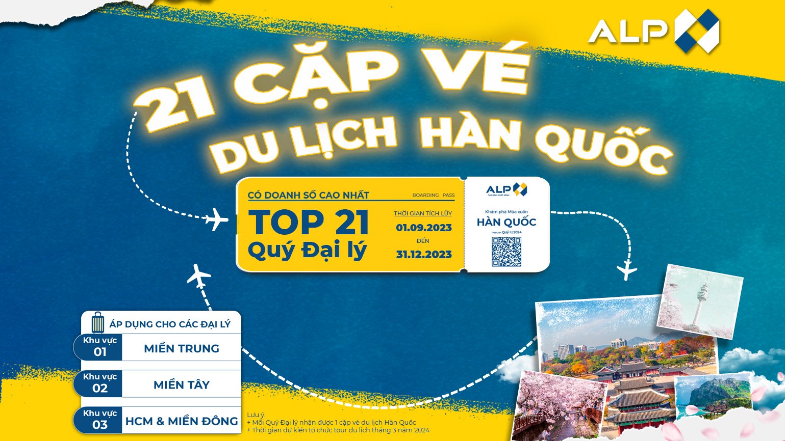 CHƯƠNG TRÌNH TÍCH LUỸ DU LỊCH HÀN QUỐC “MỪNG TUỔI 25 – CÙNG ALP VI VU XỨ HÀN”