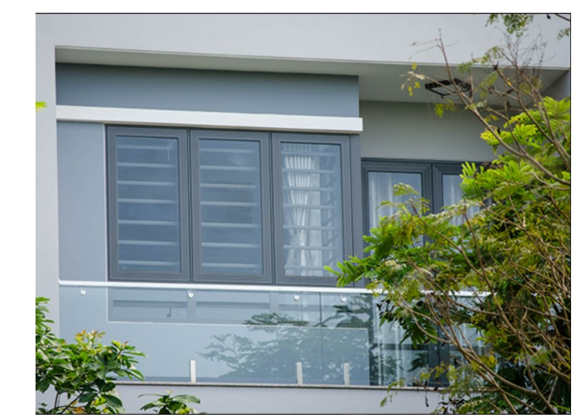 Mẫu cửa sổ mở quay 3 cánh