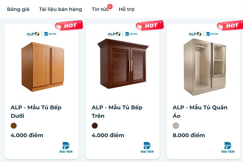 ALP nâng cấp Sales Portal với đa dạng góc mẫu trực quan, tối ưu hỗ trợ bán hàng cho đại lý