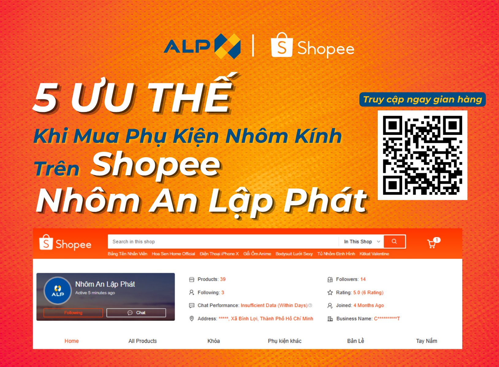 5 ƯU THẾ KHI MUA PHỤ KIỆN NHÔM KÍNH TRÊN SHOPEE ALP