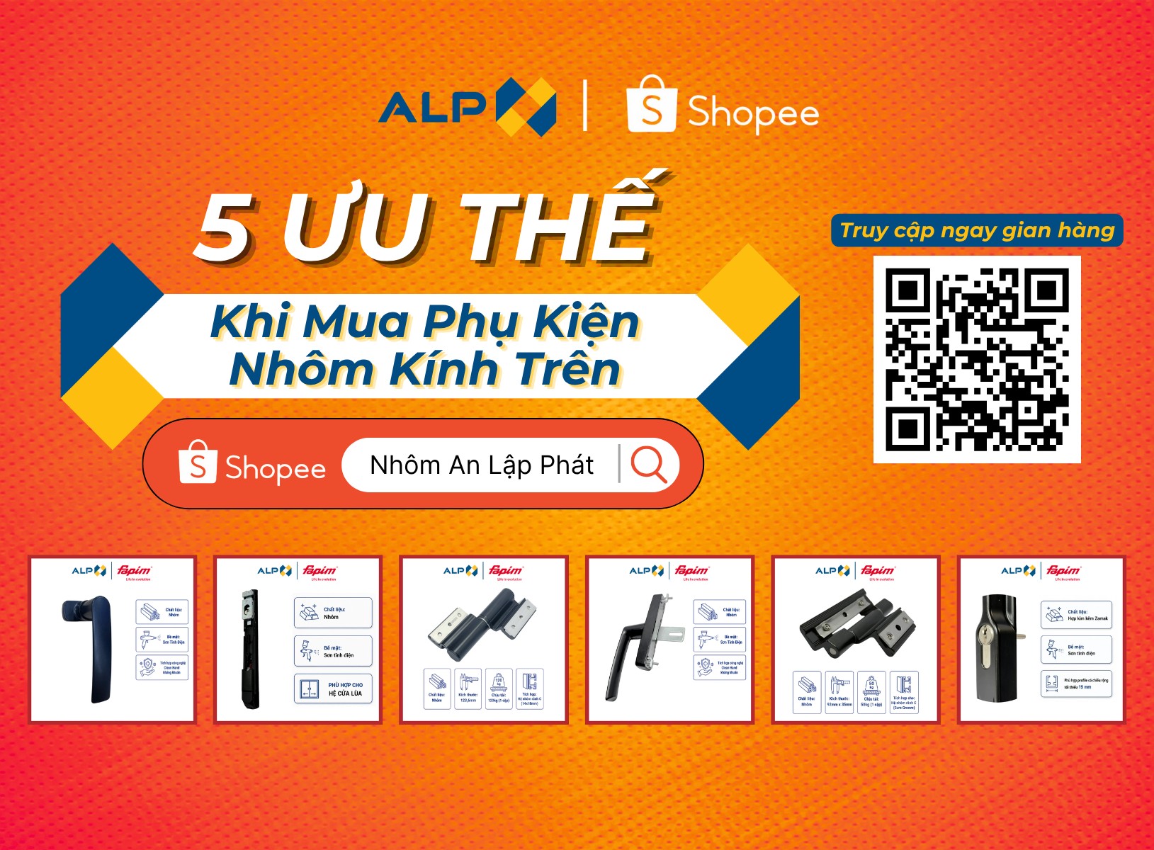 5 ƯU THẾ KHI MUA PHỤ KIỆN NHÔM KÍNH TRÊN SHOPEE ALP